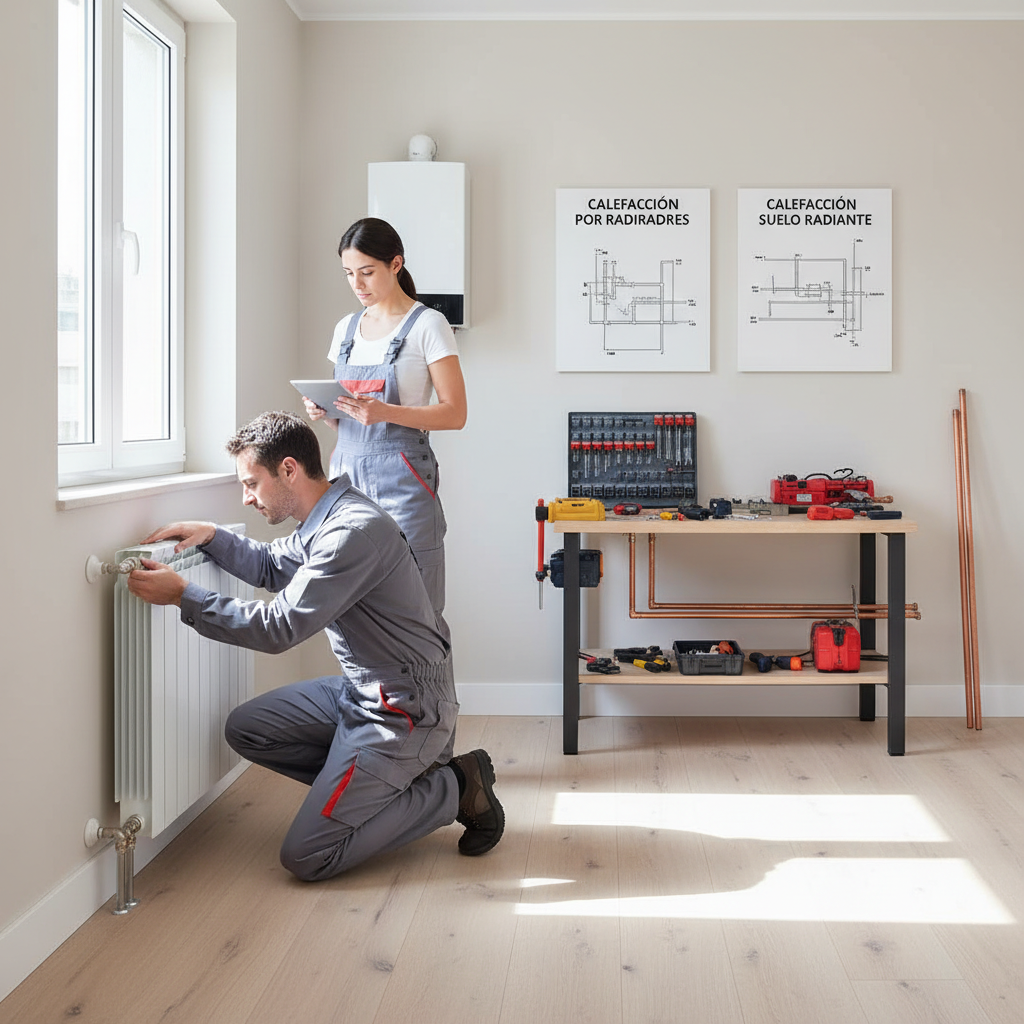 Cómo instalar un sistema de calefacción en casa - Blog Fontaneros Profesionales